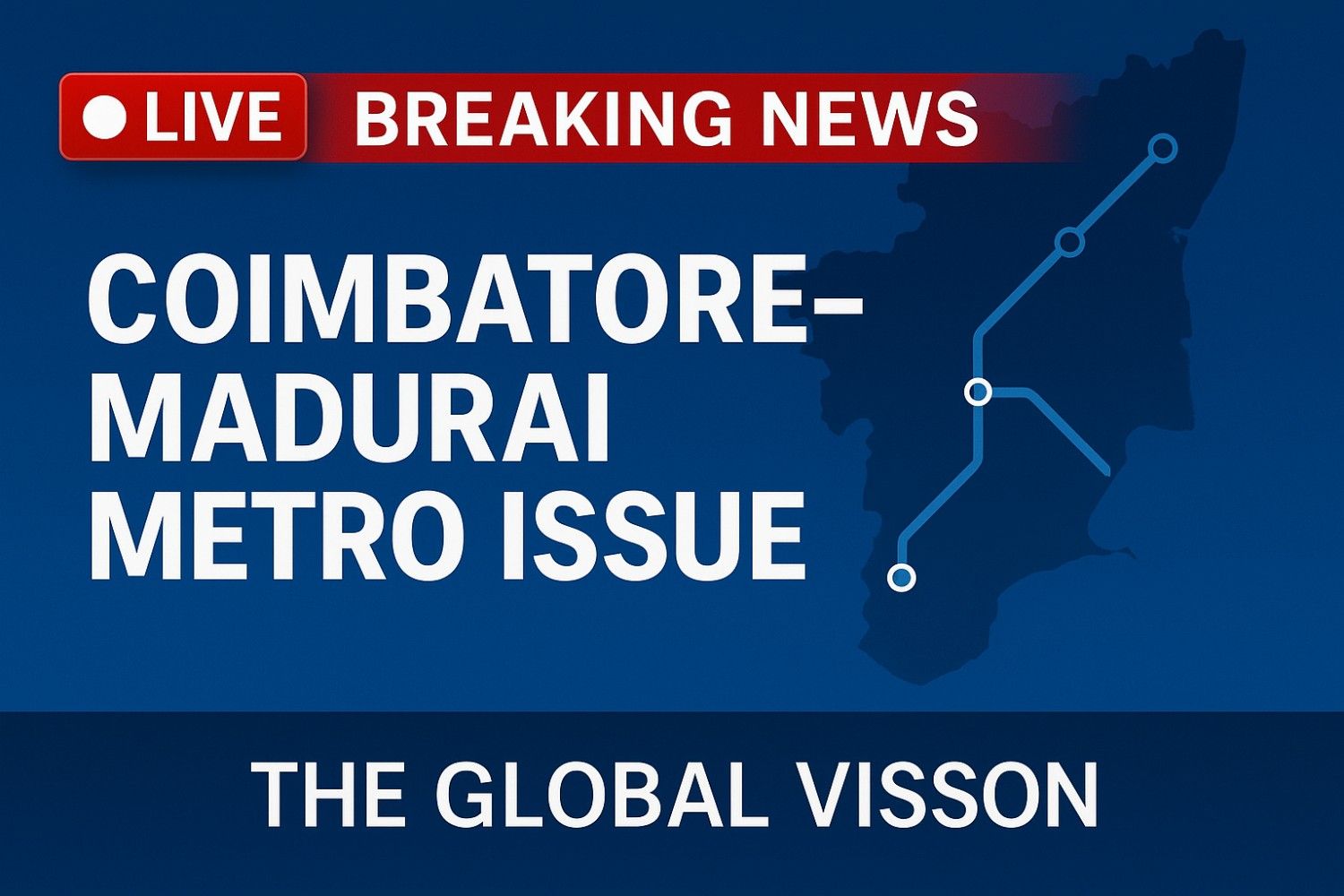 📰 स्टालिन ने पीएम मोदी से की अपील: “कोयंबटूर-मदुरै को मेट्रो मिलनी चाहिए”
