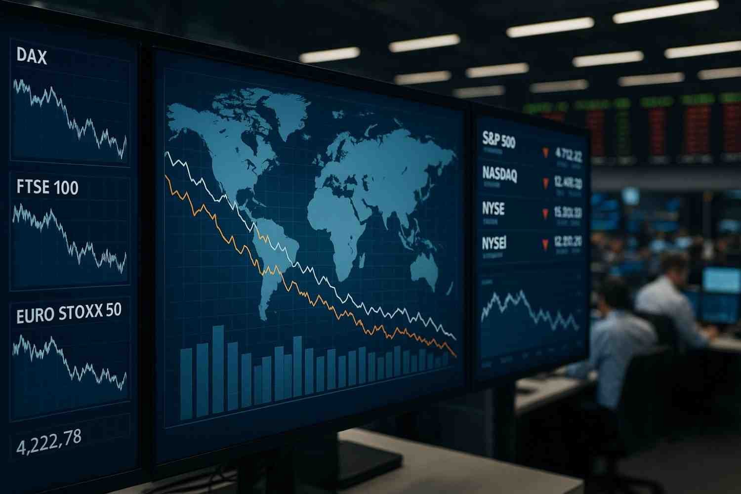 Global Markets Face Uncertainty Amid Worldwide Economic Slowdown Fears