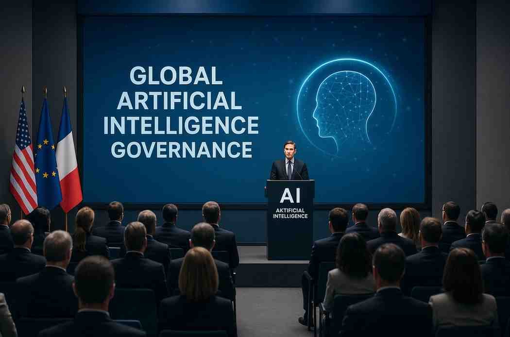 global AI regulations, highlighting risks to jobs, security and democratic systems.