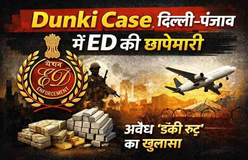 Dunki Case: दिल्ली-पंजाब में ED की बड़ी छापेमारी, ₹4.62 करोड़ नकद और 300 किलो से ज्यादा चांदी जब्त