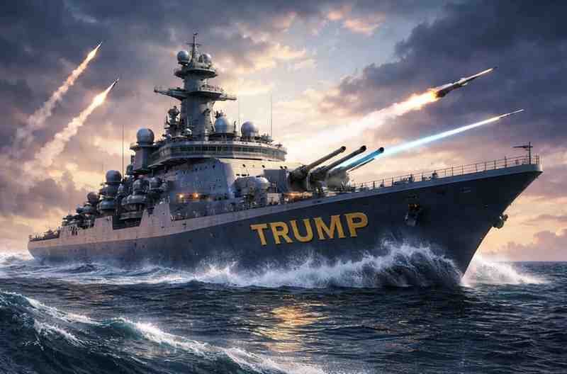 Trump Unveils New “Trump-Class” U.S. Warships Named After Himself — Strategic Edge and China Implications
