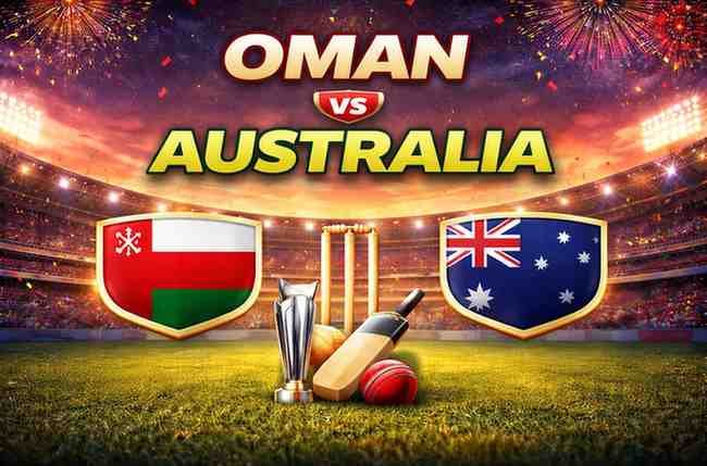 Oman vs Australia Cricket Match Live Updates and News