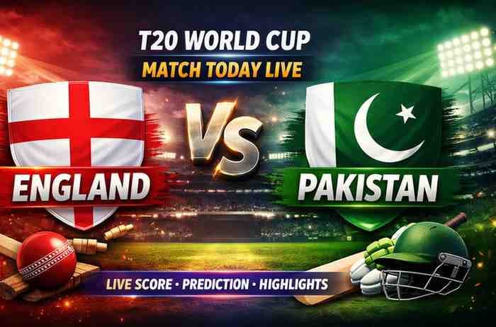 England vs Pakistan T20 World Cup Match Today Live