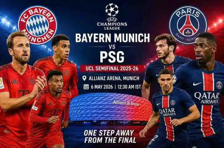 UCL Semifinal: Bayern Munich vs PSG – Will Bayern Complete the Comeback at Allianz Arena?